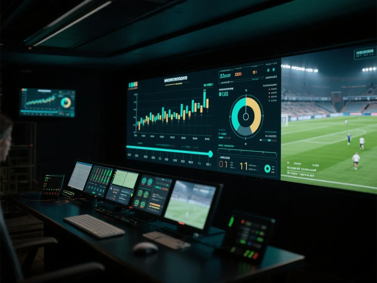 实时比赛数据模块展示