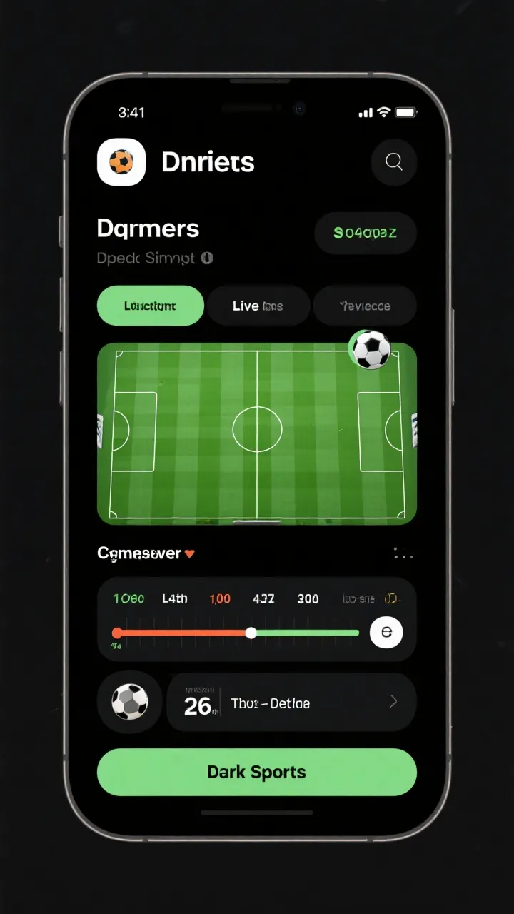 世界杯直播与数据中心APP界面预览